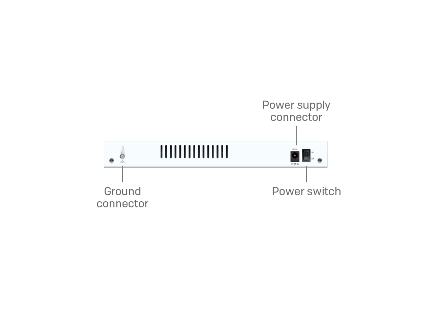 Sophos CS101-8FP Sophos Switch - 8 port with Full PoE - US power cord