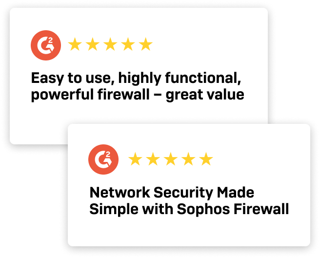 G2 reviews for Sophos Firewall