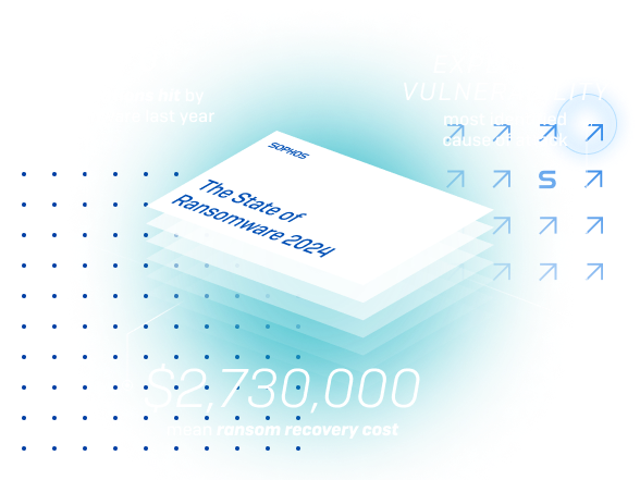 Sophos state of ransomware report graphic
