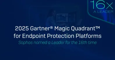 Sweet 16: Sophos named a Leader (again) in the 2025 Gartner® Magic Quadrant™ for Endpoint Protection Platforms